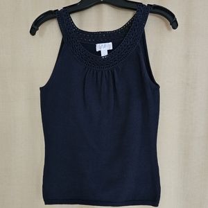 Women's Loft Navy blue Sleeveless Top size small